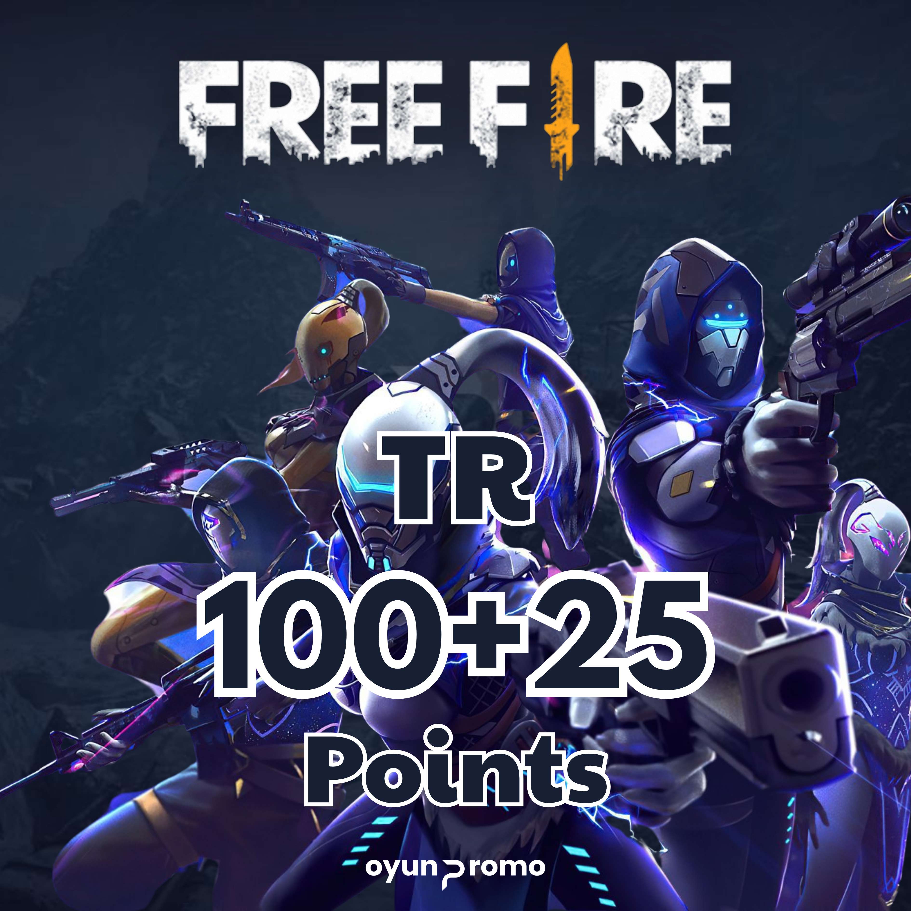 Free Fire 100 + 25 Diamond