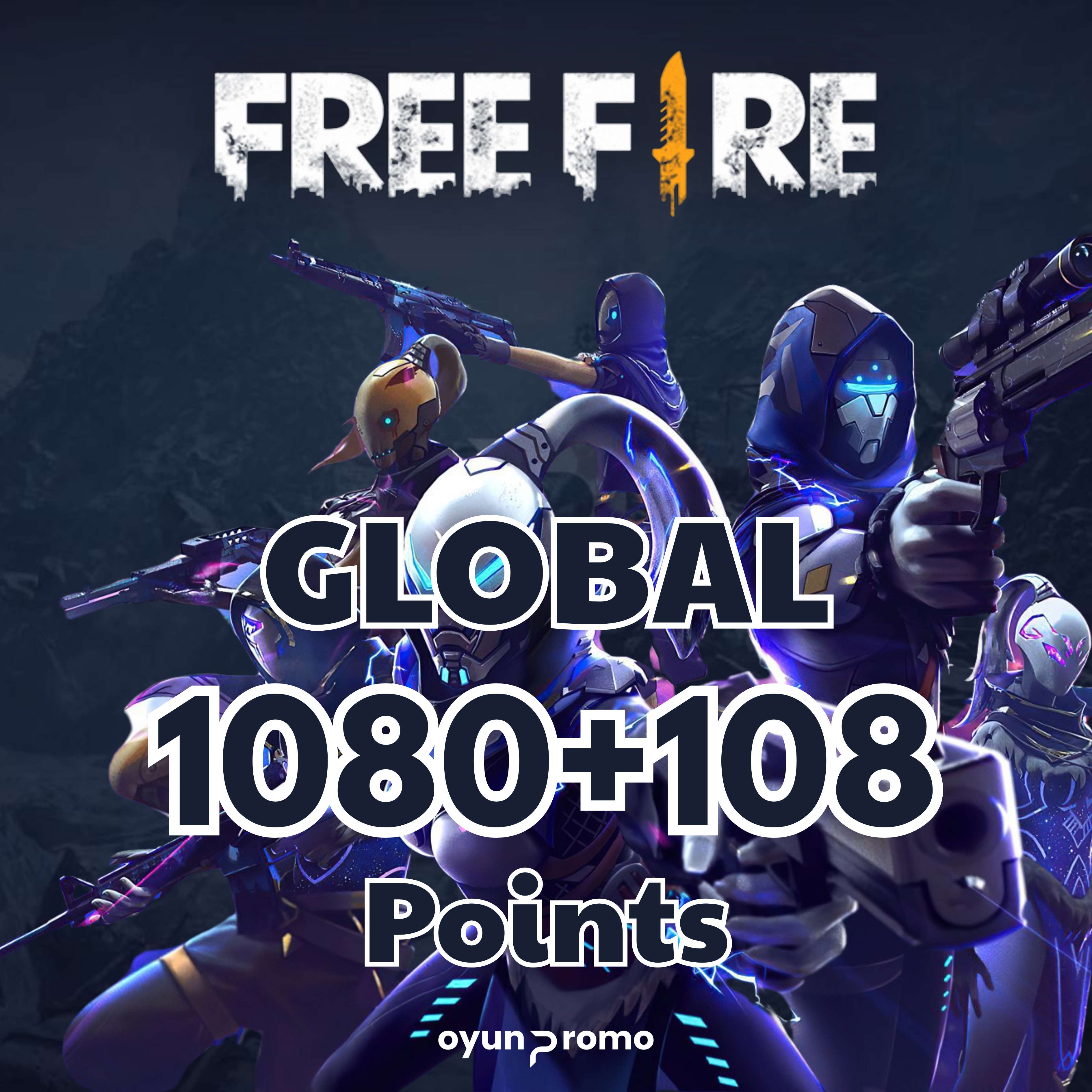 Free Fire 1080 + 108 Diamond