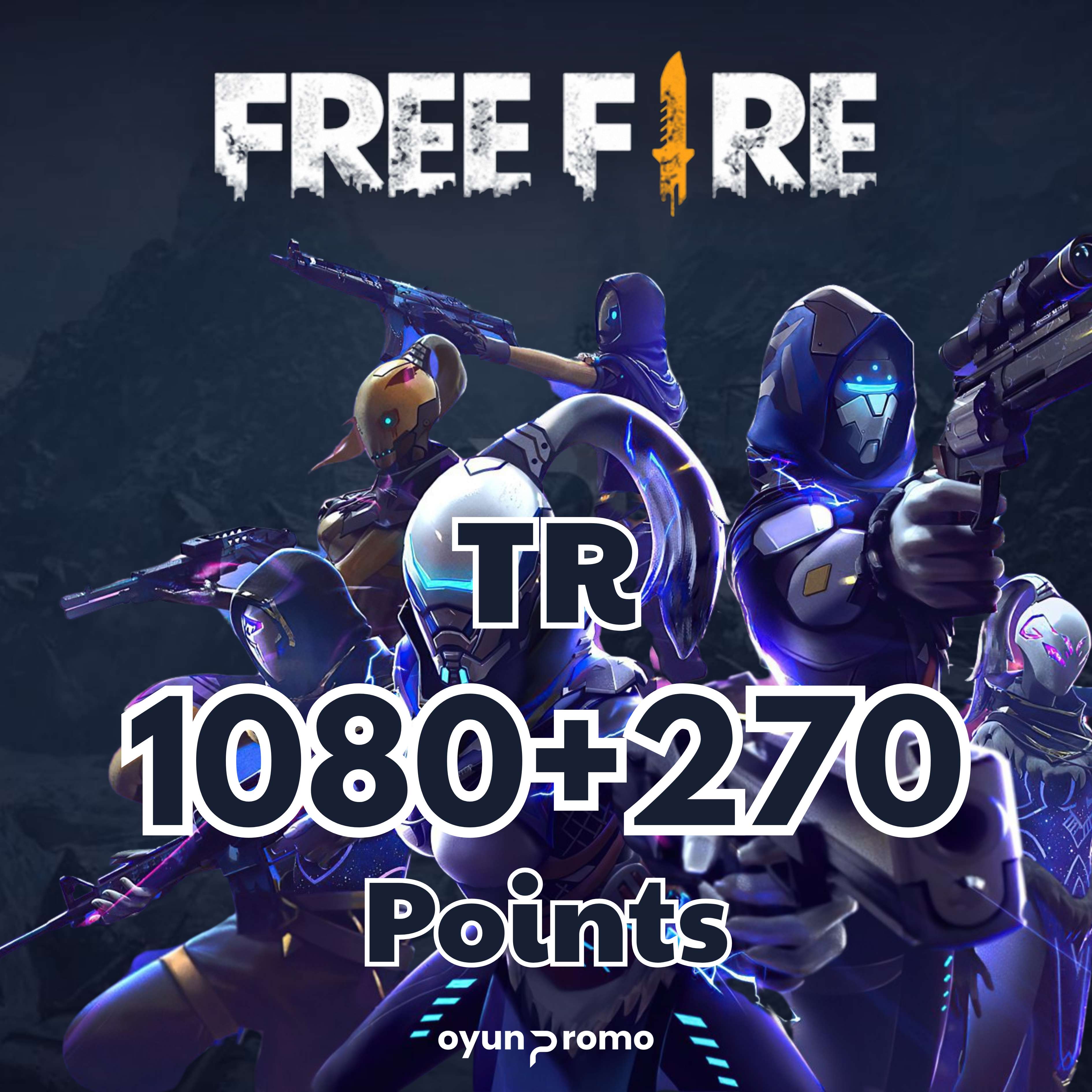 Free Fire 1080 + 270 Diamond