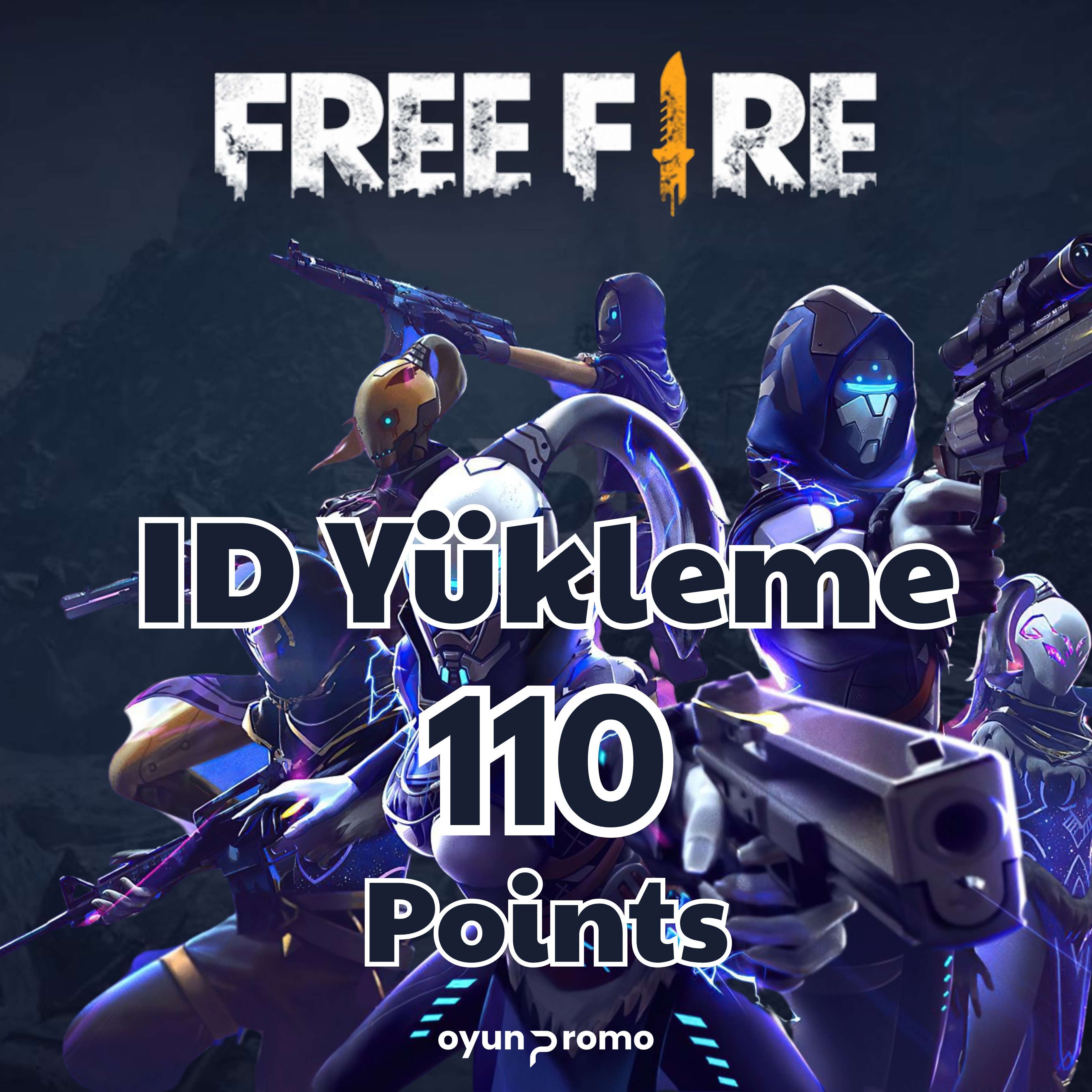 Free Fire 110 Elmas