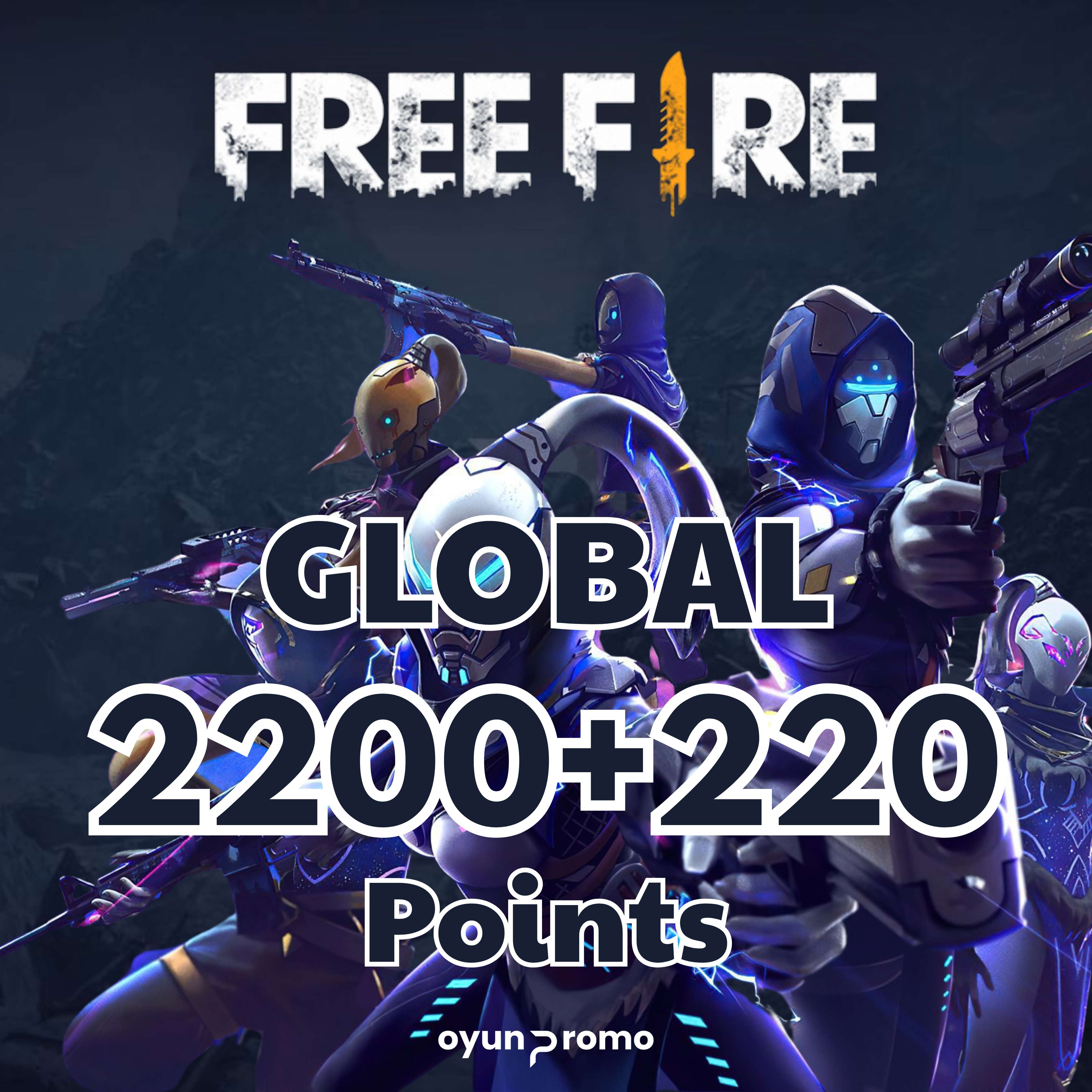 Free Fire 2200 + 220 Diamond