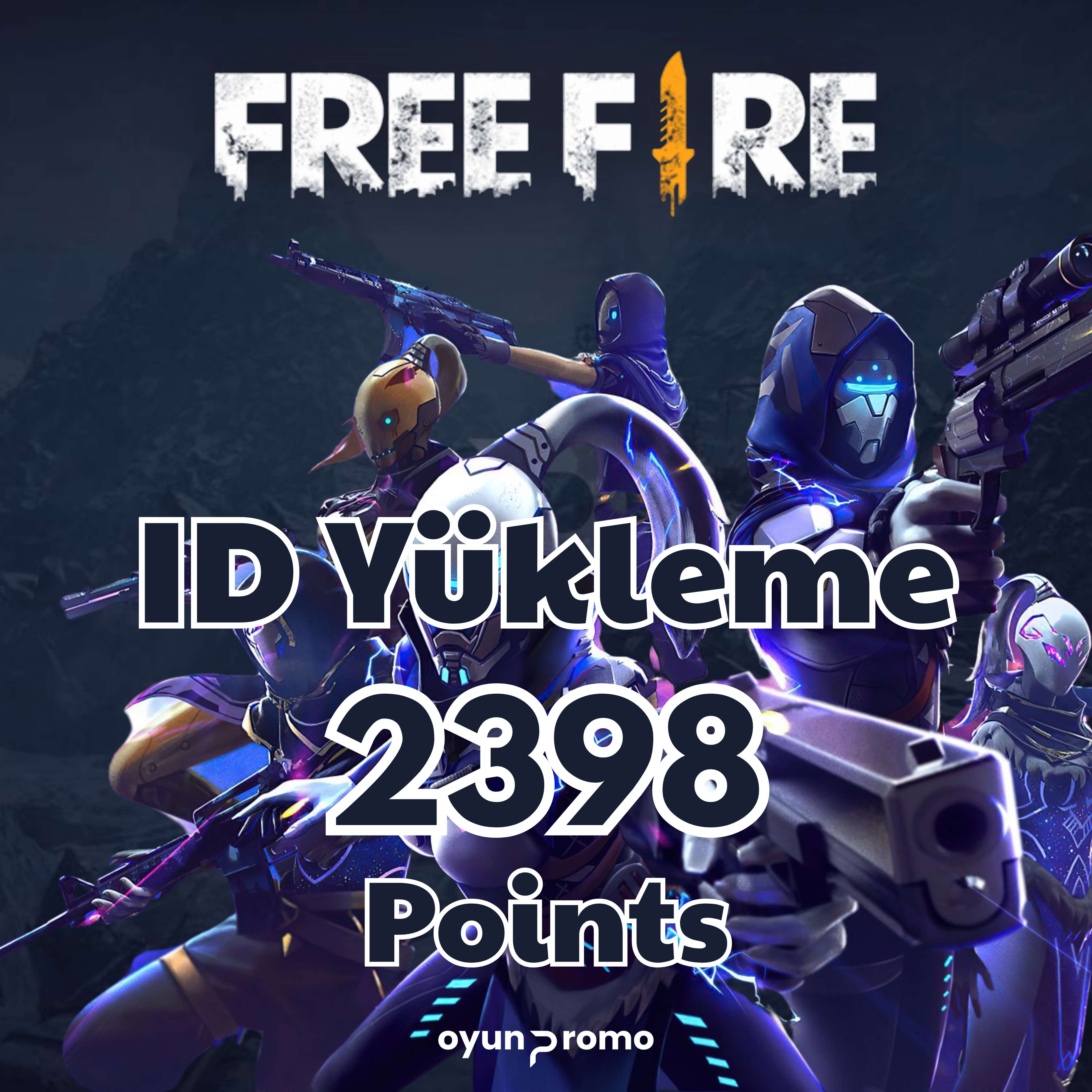 Free Fire 2398 Elmas