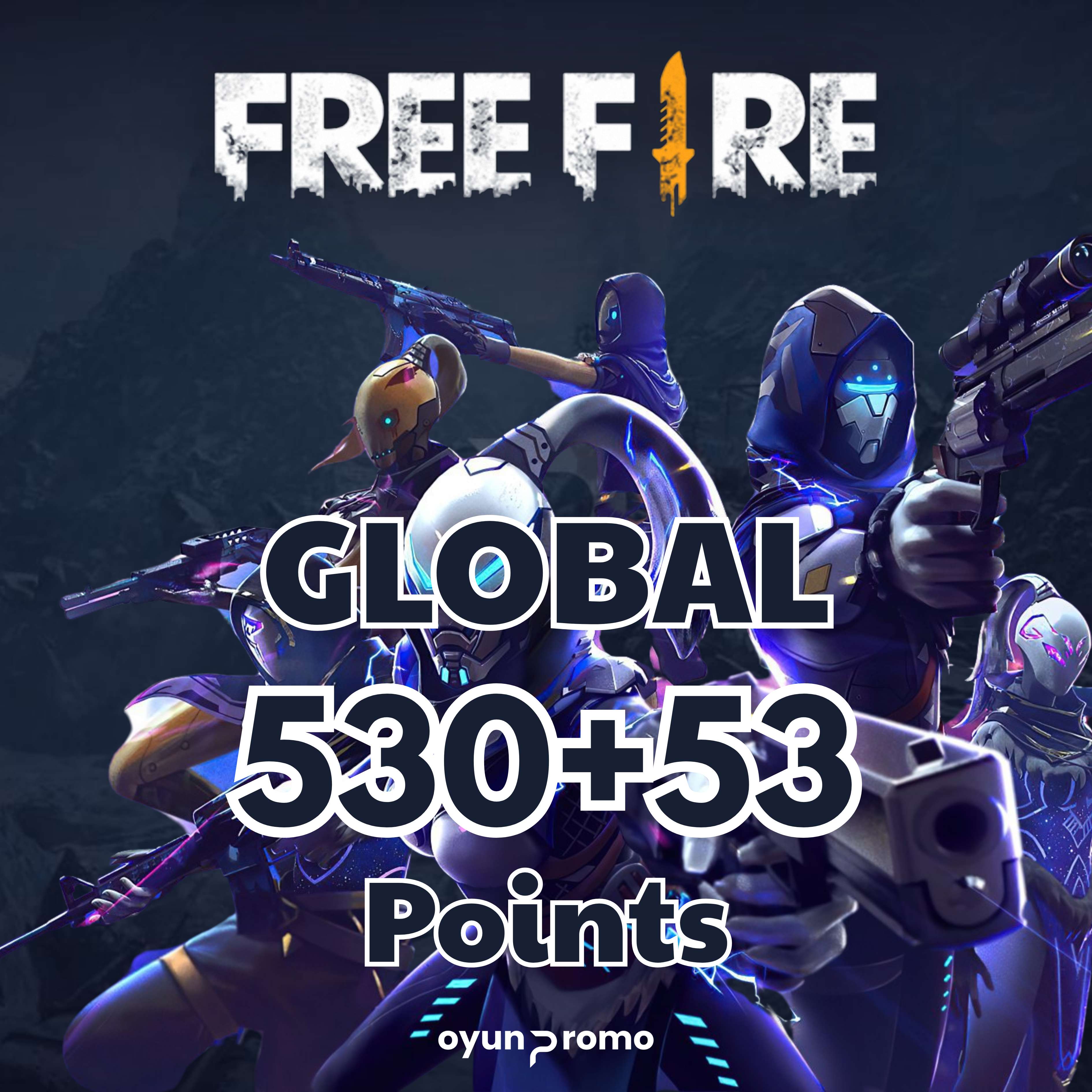Free Fire 530 + 53 Diamond
