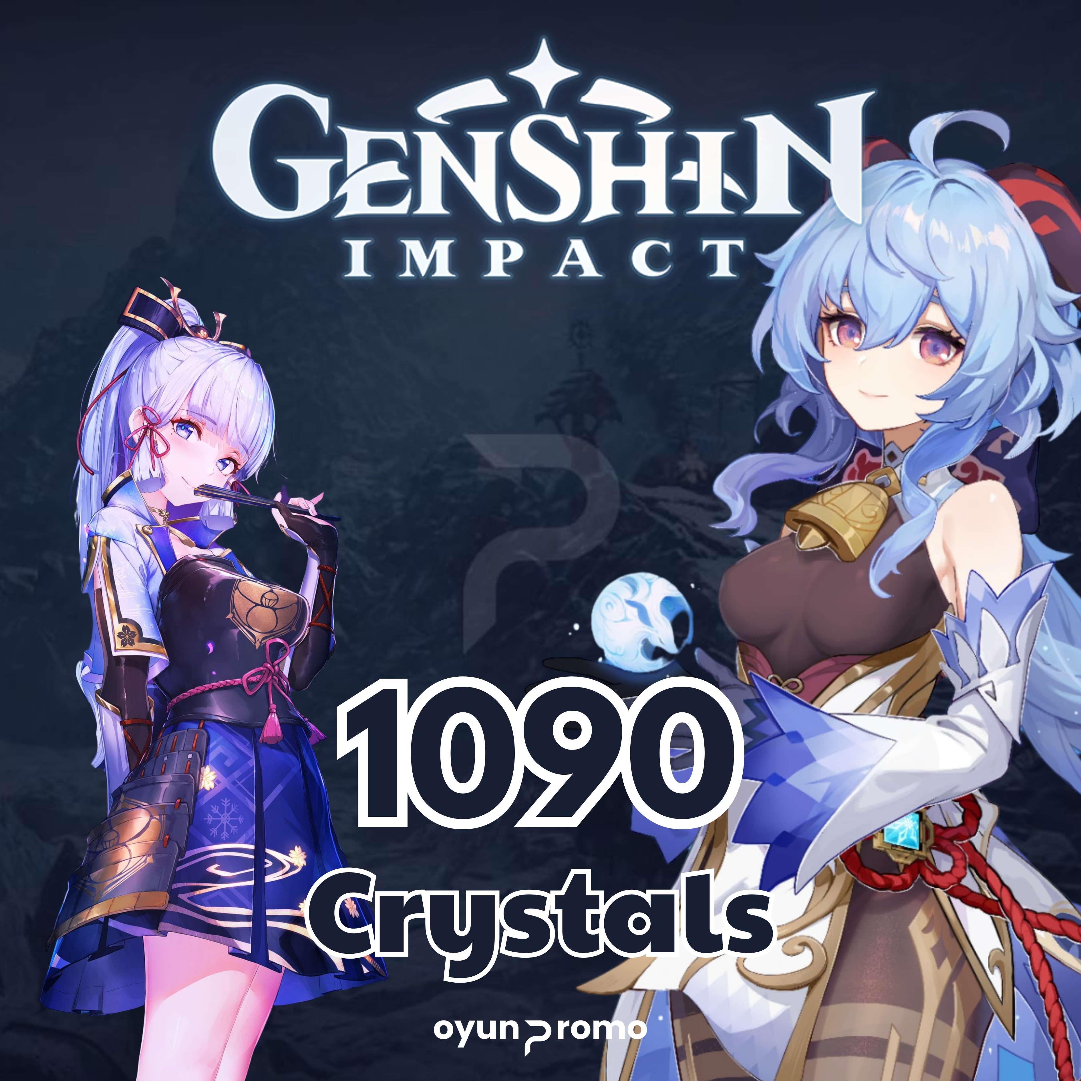 Genshin Impact 1090 Genesis Crystals