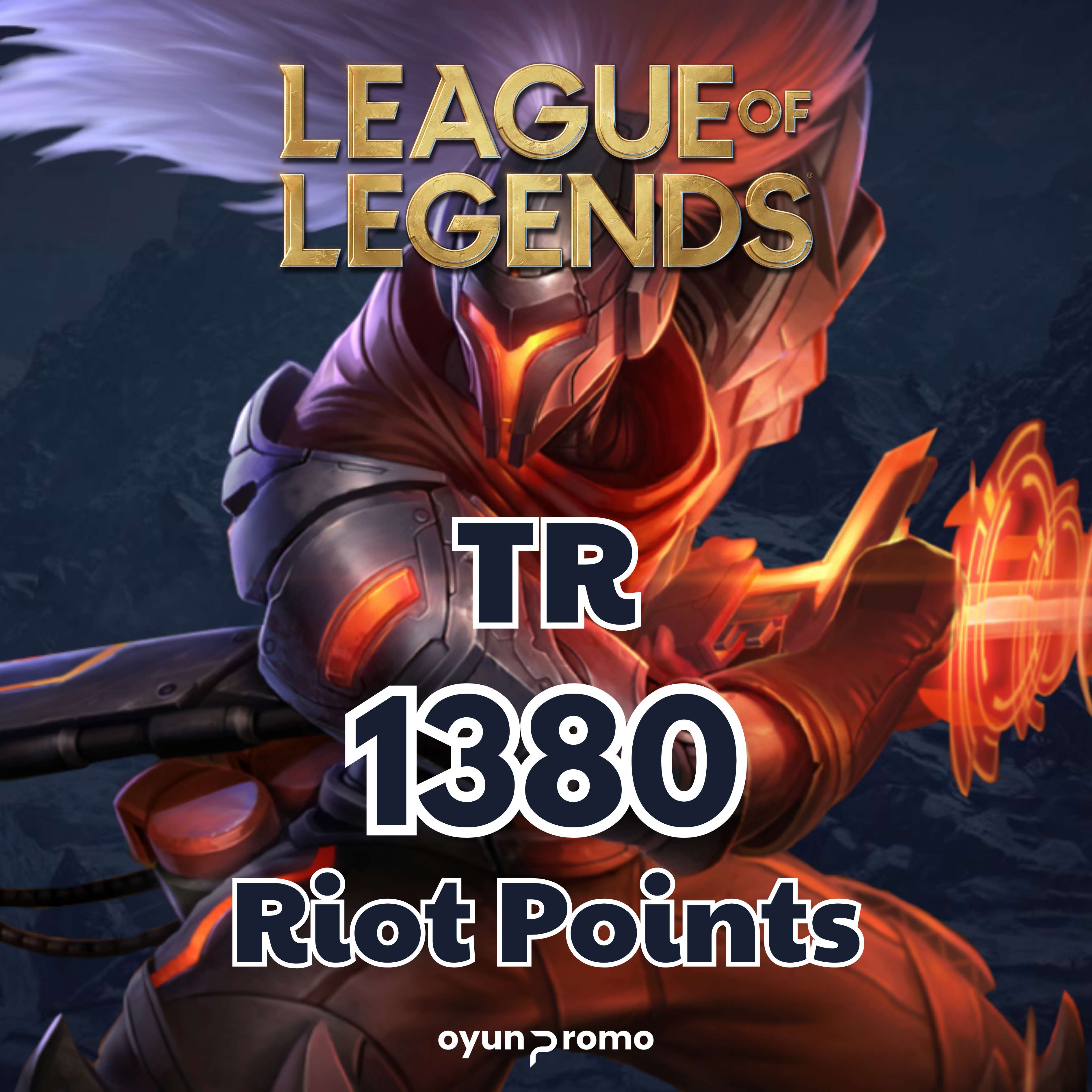 League Of Legends 1380 Riot Points