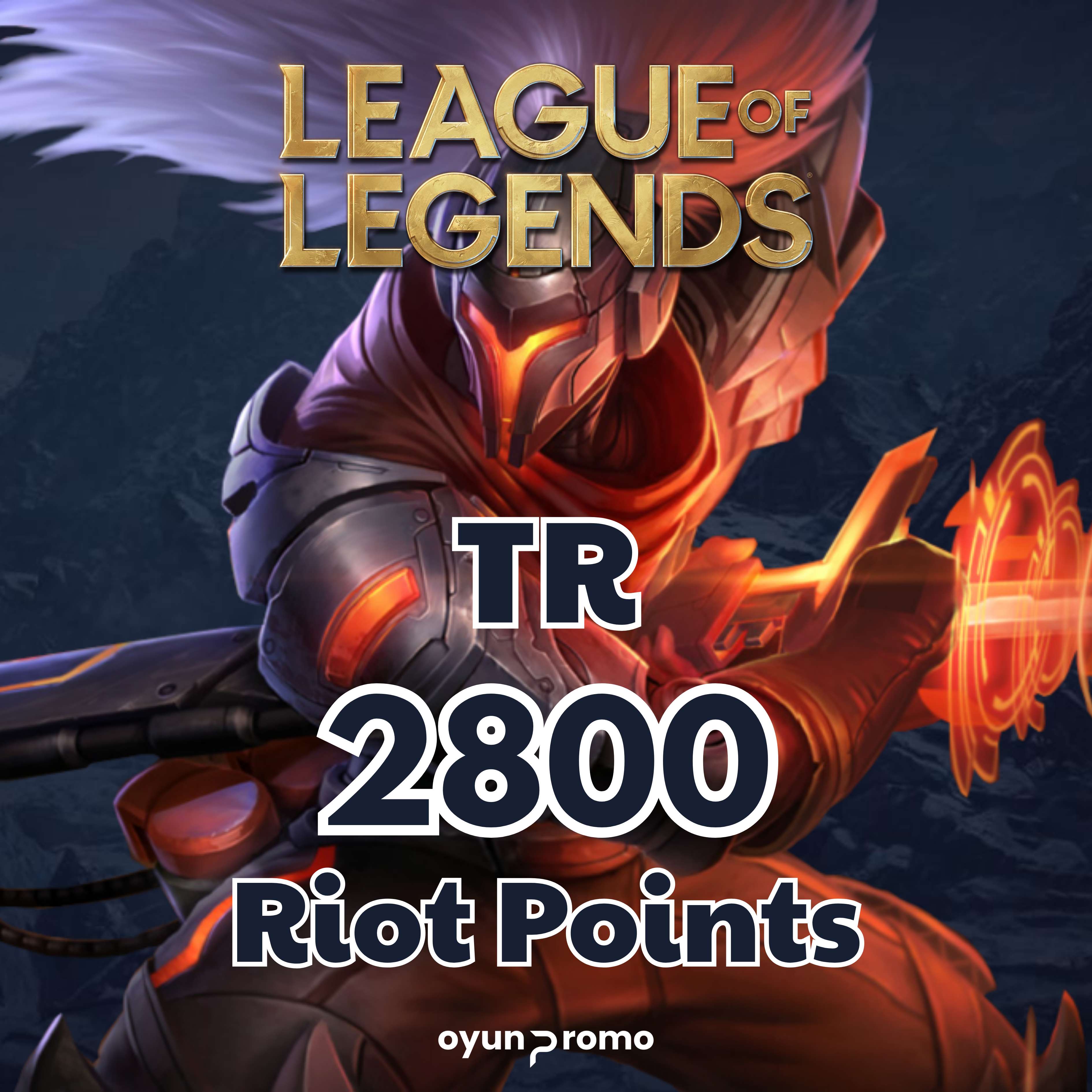 League Of Legends 2800 Riot Points