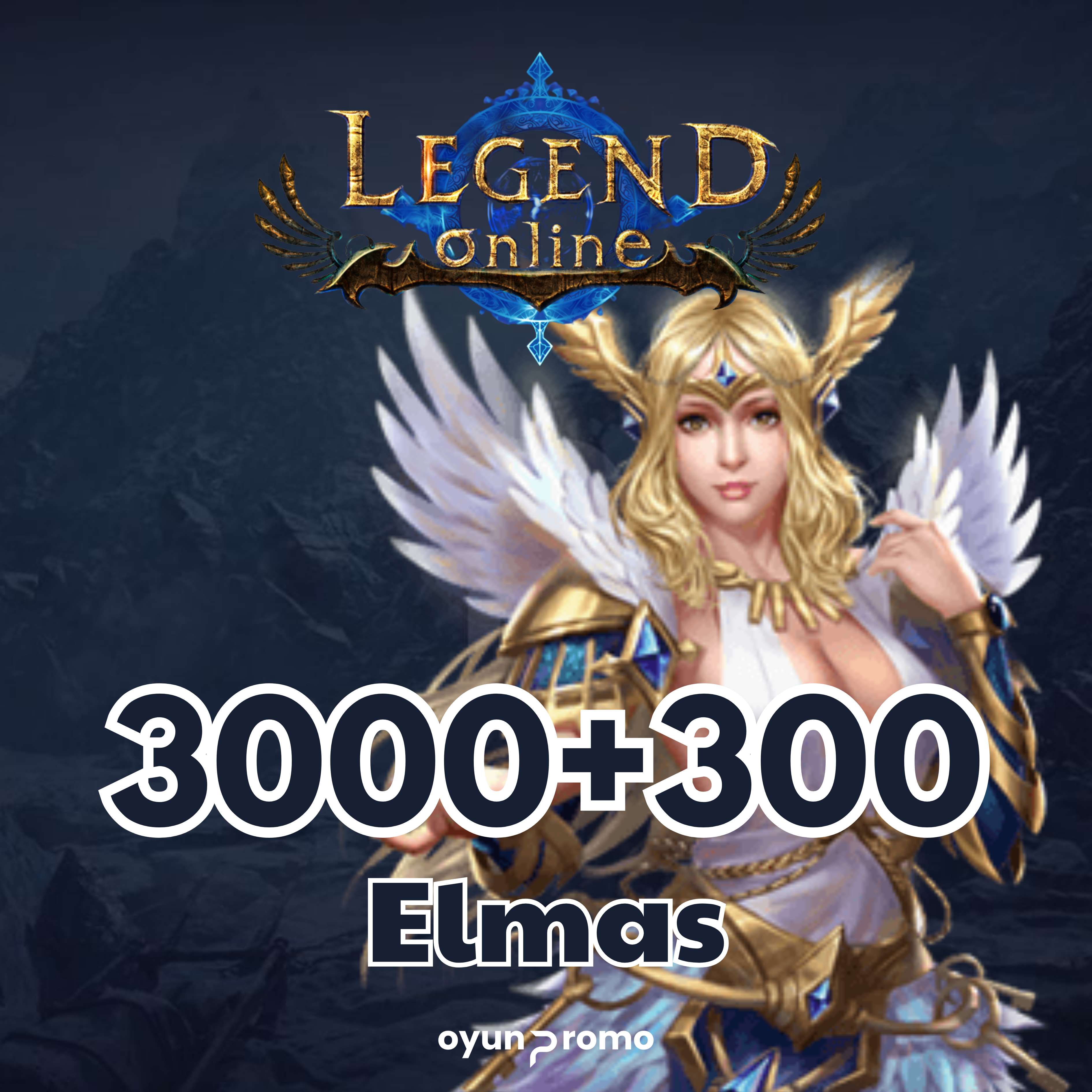 3000 + 300 Legend Online Elmas