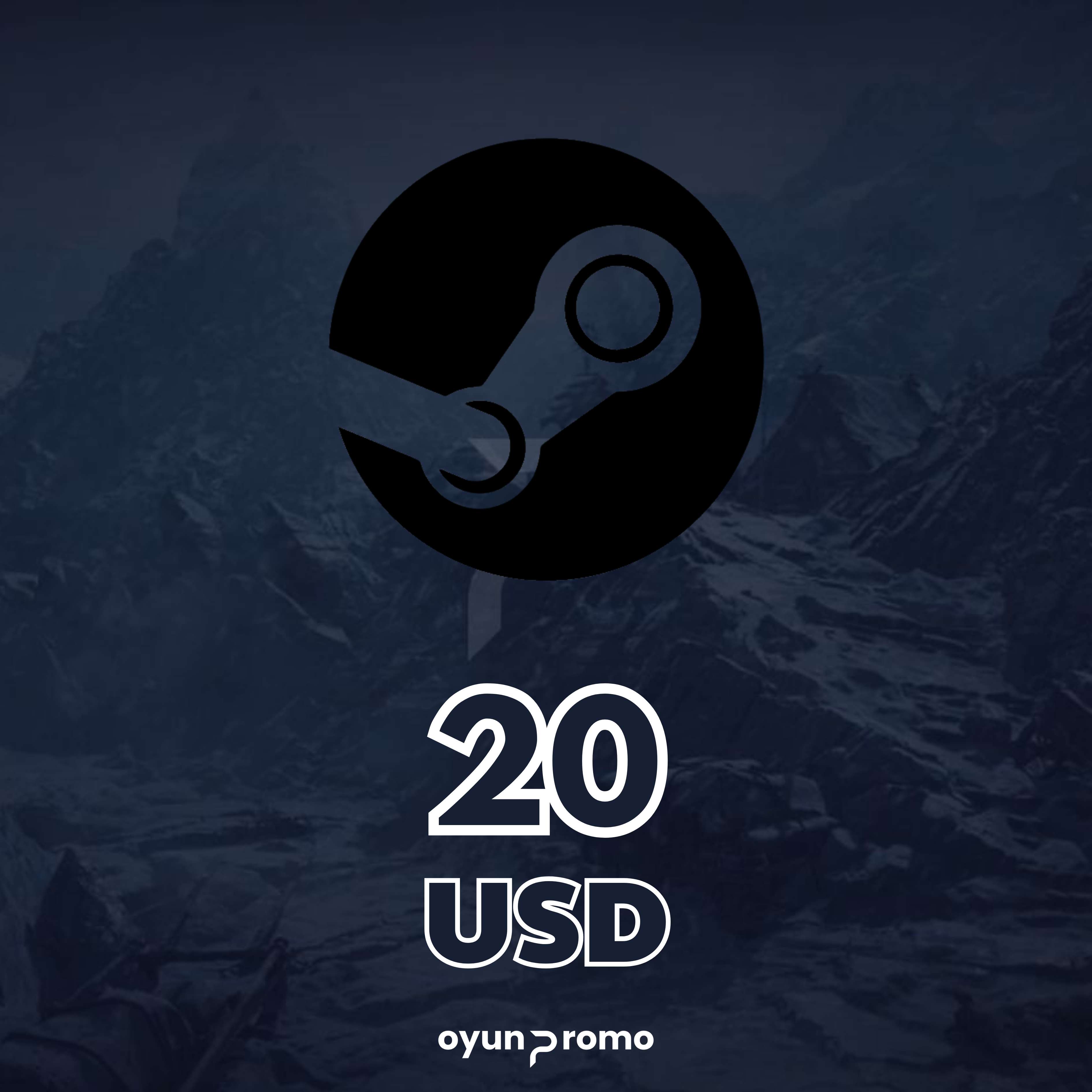 Steam Gift Card 20 USD